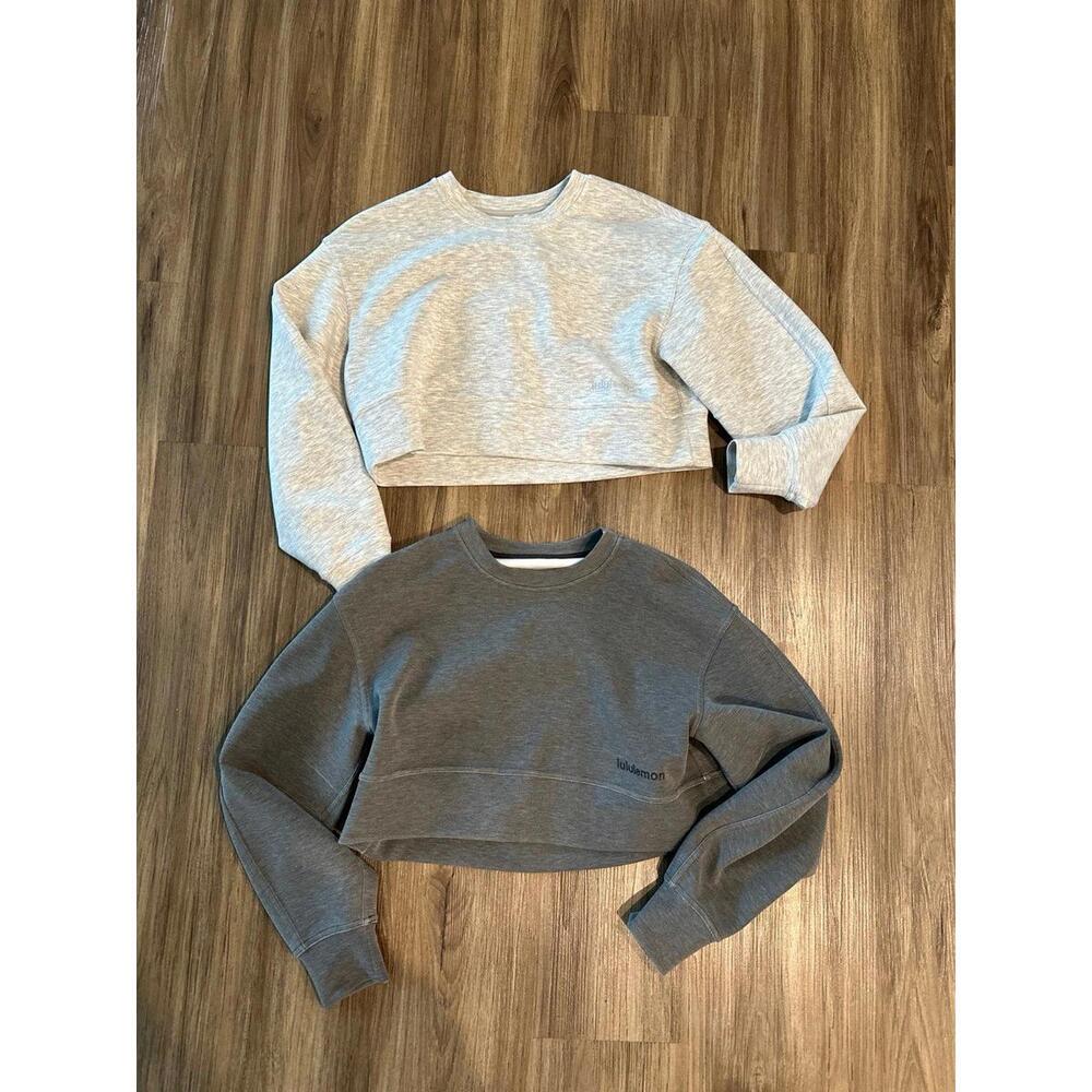 Lululemon crop soft ambition sweatshirt